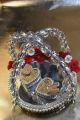 engagement ring platter/engagement ring holder/customize  ring holder/ring holder/silver cage shaped ring platter-without LED. 