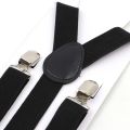 New Men Suspenders High Elastic Adjustable 3 Strong Clips Suspender Heavy Duty W Trousers Braces Pants Holder Wedding Wear.