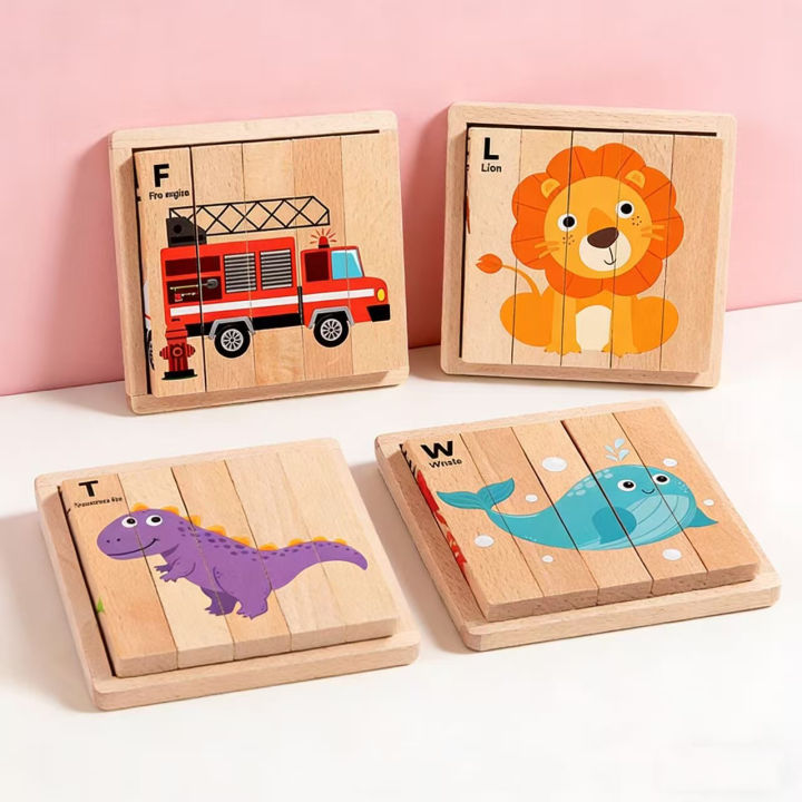 Wooden%20Puzzle%20Toy%20for%20Kids%20Jigsaw%20Forest%20Animal%20Dinosaur%20Traffic%20Educational%20Toddler%20Learning%20Playtime%20Birthday%20%20Boy%20Girl%20-%20Image%202