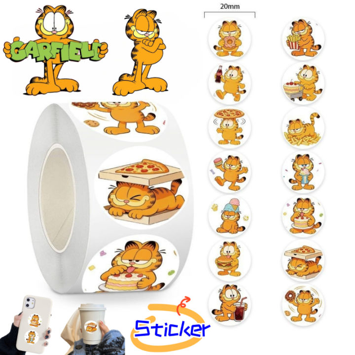 Garfield Pooky Nemo Odie Irene Cute Two-Dimensional Curly Stickers Notebook Scooter Decoration Graffiti Stickers Holiday