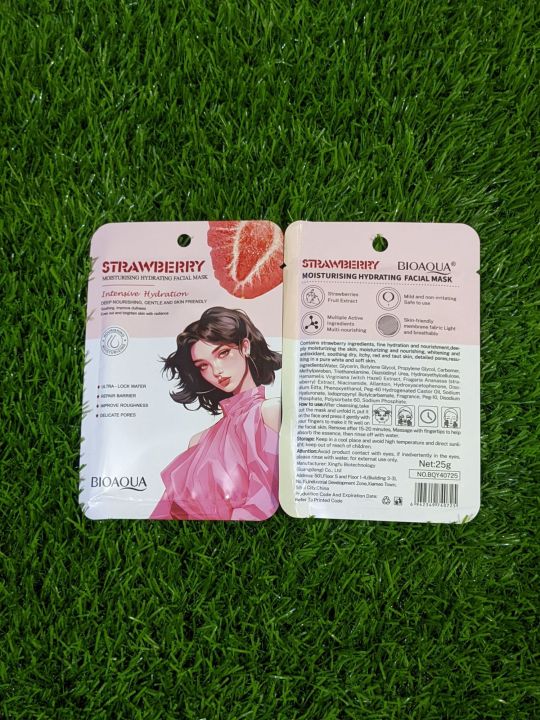 Strawberry Moisturizing Hydrating Facial Mask