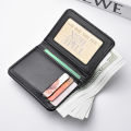 Men's Wallet Vertical Multi Card Small Wallet Driver's License Youth Mini Student Change Bag Card Bag. 