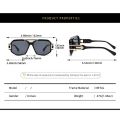Men's Sunglasses Vintage Luxury Designer Women Sunglass UV400 Retro Trend Driving Europe America Large Frame Sun Glasses Gafas. 