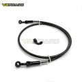 Motorcycle Brake Hose Stainless Steel Braided Brake Line with 360 Degree Rotatable banjo Fit for ATV Pit Dirt Street Racing Bike. 