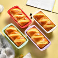 Baking Silicone Cake Mold, Easy To Demold Rectangular Toast Mold, Household Oven, Silicone Baking Tray. 