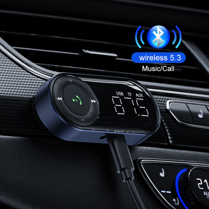 Mode FM Car Receiver AUX Car Bluetooth 5.3 Receiver Car Bluetooth Audio Receiver