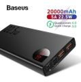 Original Baseus Power Bank Adaman 22.5W 20000Mah PPAD000101 Metal Digital Display Quick Charge Power Bank | 6 Months Official Warranty by TRONZZ. 