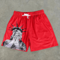 Summer Hot Selling 3D Printed Flame Printed Fashion Shorts Quick Drying Sweat Absorbing Sports Shorts New Fashionable Motorcycle. 