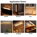 Motion Sensor LED Night Light Type C Rechargeable Induction Lamp for Wardrobe Bedside Cabinet Mirror Wireless Led Strip Tube. 