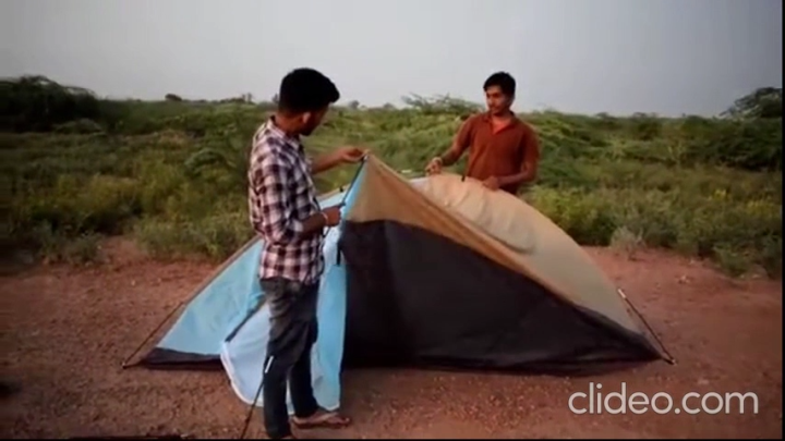 4 Person Waterproof Camping Tent – Portable Outdoor Dome Tent for Hiking, Trekking, Picnic & Travel