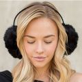 NWT Primark Super Fluffy black earmuffs for girls, women's. 