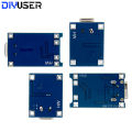 5PCS 5V 1A Micro/Type-c 18650 TP4056 Lithium Battery Charger Module Charging Board With Protection Dual Functions Li-ion. 