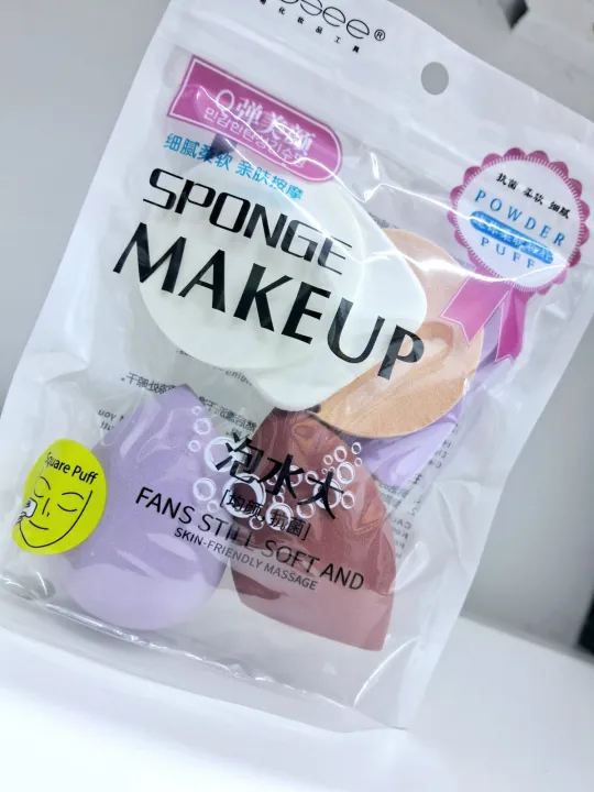 sponge%20makeup%20foundation%20blending%20puff%20pack%20of%206%20pc%20-%20Image%202