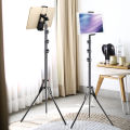 150/200cm Tripod for Tablet and Phone Aluminum Tripode Tablet Floor Ipad Tripod Stand with Smartphone & Tablet Holder Mount. 