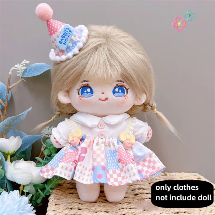 Pretty%20Dress%20Clothes%20for%2020cm%20Cotton%20Plush%20Toys%20Dress%20Up%20Clothing%20Princess%20Skirt%20Cute%20Casual%20Suit%20Socks%20Set%20Girls%20Brithday%20%20-%20Image%202