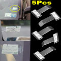 Car Styling Parking Ticket Holder Fastener Card Holder Invoice Receipt Mounting Fastener Plastic Organizer Windshield Sticker. 