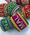 Customized Name Bangle Sets (1 Name kara +6 Bangles). 