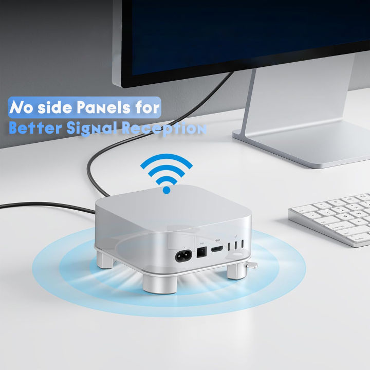 Aluminum%20Stand%20for%20Mac%20Mini%20M4/M4%20Pro:%20Cooling%20Holder%20with%20Power%20Button%20Access%20&%20Anti-Slip%20Design%20-%20Image%205