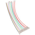 10PCS 10/15/20cm Fashion Hiking Tool Wire Keychain Cable Key Ring Stainless Steel. 