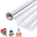 1 Roll, Clear Cellophane Roll, Wrap for  Baskets Flowers Food, 16 in X 100 Ft--3.0 Mil Thick Plastic Cellophane. 