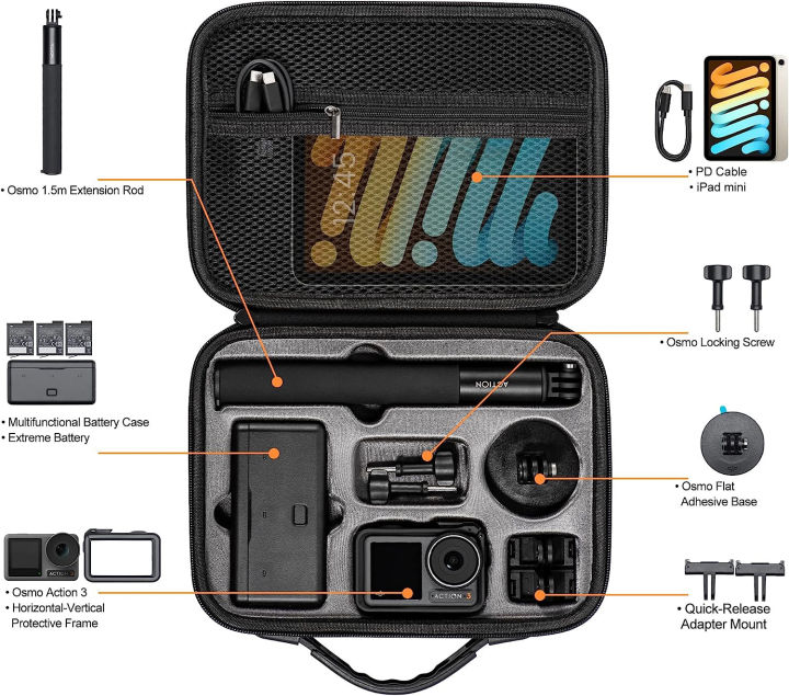 For%20%20Osmo%20Action%205%20Pro%20Storage%20Bag%20Camera%20Protection%20for%20%20Action%204%203%20Shoulder%20Bag%20Portable%20Travel%20Fall%20Prevention%20Handbag%20-%20Image%205