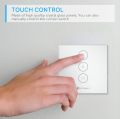 Etersky Interrupteur Volet Roulant Connecté WiFi, Commutateur Intelligent Volet Roulant Stores Connecté Compatible avec Alexa et Google Home, Interrupteur Tactile Peut Éteindre la LED, Timer - 4 Packs. 