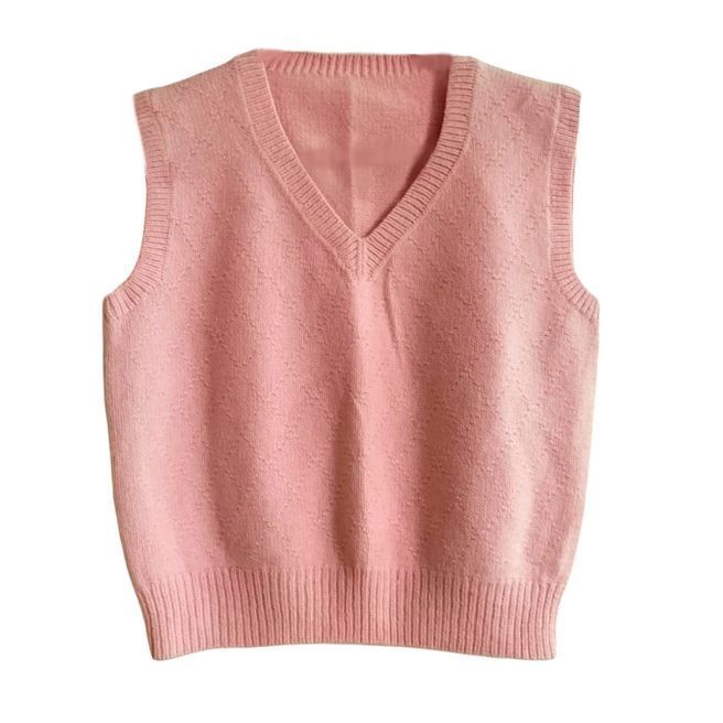 Thrifted Korean Vest Sweater for girls and women's/ Trendy Korean vest