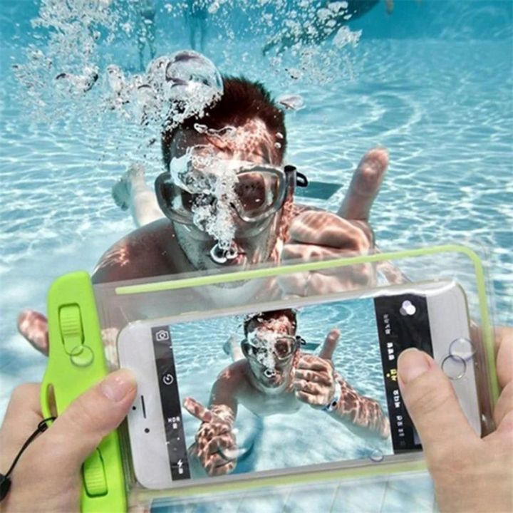 Pool Phone Cover Waterproof Phone Pouch Drift Diving Swimming Bag Underwater Dry Bag ...