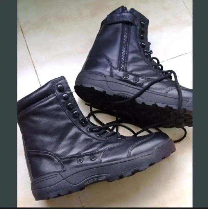 Biker%20boots%20sefty%20for%20men%20outdoor%20100%25%20leatherLow%20Stock%20-%20Image%204