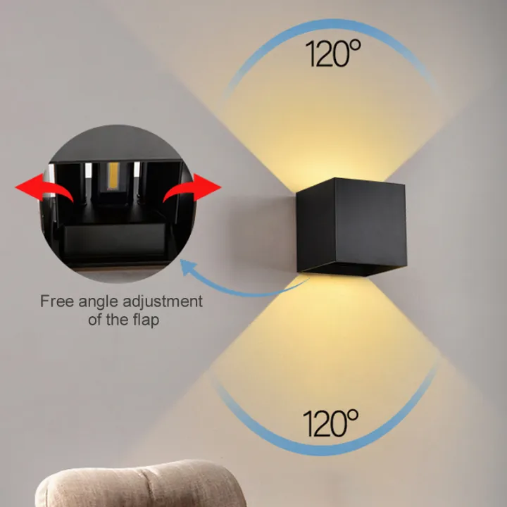 LED%20Wall%20Lamp%207W%20100-240V%20Outdoor%20/%20Indoor%20Porch%20Garden%20Wall%20Lamp%20For%20Bedroom%20Bedside%20Lighting%20Up%20and%20Down%20Adjustable%20Wall%20Light%20-%20Image%205