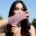 1Pair Fingerless Sunshade Gloves Summer Sunscreen UV Protection Multicolor Gloves For Woman Breathable Driving Gloves Gifts. 