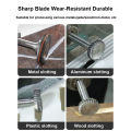T-Shaped  Steel Grinding Head With 3mm Handle Hard Alloy Rotary File Woodworking Metal Carving Slotting Milling Cutter. 