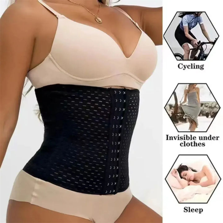 Women%20Body%20Shapewear%20Tummy%20Slimming%20Black%20Belly%20Band%20Shaping%20Shaper%20Corset%20Postpartum%20Flat%20Belly%20Postpartum%20Corset%20Shapewear%20-%20Image%204
