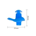 Durable Earplugs Classic Delicate Texture 1 Pair Waterproof Soft Earplugs Silicone Portable Ear Plugs Swimming Accessories. 