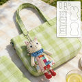 YOMDID 1pc Log Cabin Skirt Cat Patchwork Quilting Template DIY Cat Pattern Sewing Template Handmade DIY Tracing Tool.