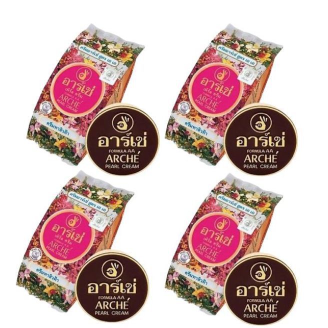 Pack Of 4 Arche Pearl Beauty Cream Thailand Beauty Cream 3  Gm