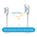 For MIJIA T301 T302 Replacement Toothbrush Heads Sonic Electric Vacuum DuPon Toothbrush Soft Bristle Brush Heads 4/8/12PCS. 