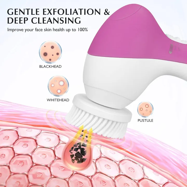 7-in-1%20Electric%20Facial%20Cleansing%20Brush%20%7C%20Rotating%20Face%20Scrubber%20&%20Exfoliating%20Massage%20Brush%20%7C%20Deep%20Cleansing%20Skin%20Care%20Device%20%7C%20Waterproof%20Face%20Cleaner%20for%20Men%20&%20Women%20%7C%20Pink%20-%20Image%202