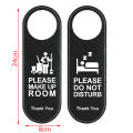 Make Up Room Hotel Bulletin Board Do Not Disturb Signs Door Hanger Tags Door Knobs Hanger Pendant Cleaning Label. 