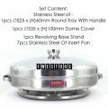 Stainless Steel Round Chafing Dish/Buffet/Kenduri/ Catering Set with Lid. 