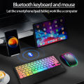 Wireless Backlight Keyboard And Mouse With Touchpad For Apple Huawei Samsung Xiaomi Rechargeable Ultra-Thin Tablet Teclado. 