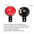 〔YY24〕Universal car horn accessories 12V 105db waterproof motorcycle electric scooter scooter horn replacement parts.