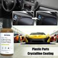 30ml Crystal Coating Refurbish Agent for Plastics Parts With Sponge Long Duration Universal Plastics Restorer Car Accessories. 