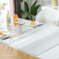 Clear Vinyl Tablecloth Protector Waterproof/Oil-Proof Plastic Square Transparent Sheet Table Cover Plastic Table Cover. 