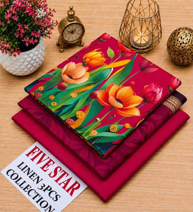 FIVE%20STAR%20Linen%2072/72%203PC%20Unstitched%20Suit%20%7C%20All%20Over%20Printed%20Linen%20Shirt%20%7C%20Plain%20Trouser%20%7C%20Digital%20Printed%20Dupatta%20%7C%20Winter%20Collection%202026%20-%20Image%208