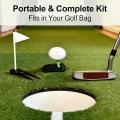 Golf Tee Base Holder 5 Pre Cut Simulator Tees Driving Range Hitting Mat Training Aid for Home Practice Golf Game Accessories.