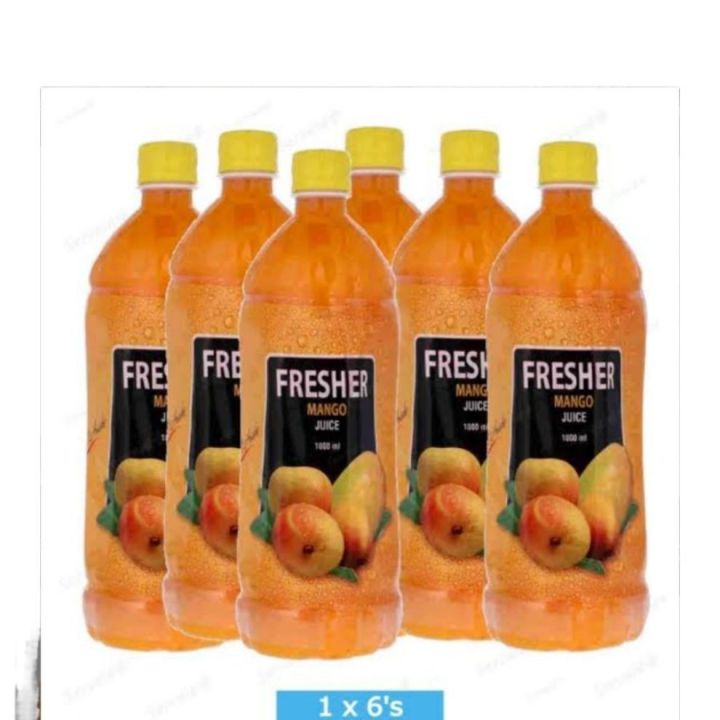 FRESHER MANGO JUICE (1 LTR ) PACK OF 6 BOTTLE RAMADAN OFFER ✨️❣️💯