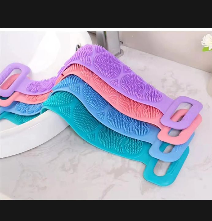 silicone%20Body%20scrubber%20Bath%20belt%20for%20men%20and%20women%20Exfoliating%20back%20washer%20shower%20strap%20with%20massage%20Nubs%20-%20Image%204