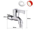 Washing Machine Tap 4-point Interface Double Ended Brass Faucet Mop Pool Expansion Faucet Multifunctional Bathroom Accessories. 