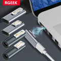 RGEEK USB Type C Magnetic PD Adapter for Magsafe1 Magsafe 2 MacBook Pro Max 5A Fast Charging USB C Female Magnet Plug Converter. 